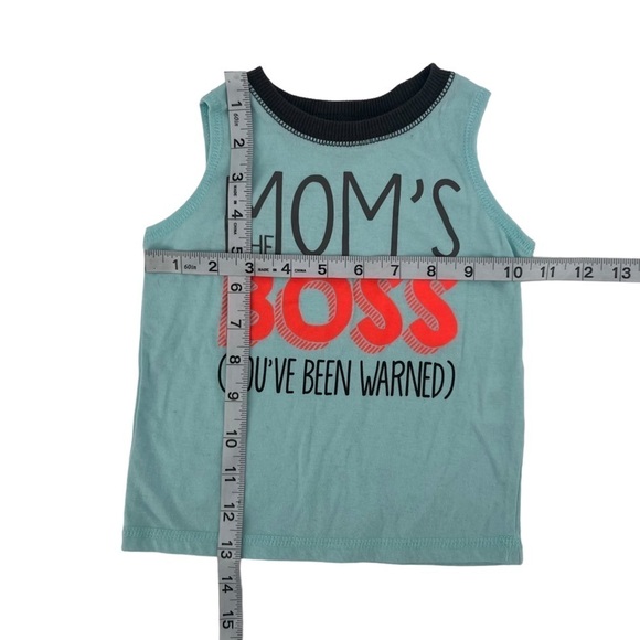 Wonderkids "Mom's The Boss (You've Been Warned)" Printed Tank Top Size 18 Months - Picture 4 of 5